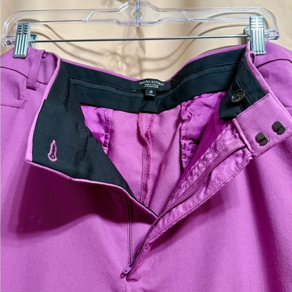 Banana Republic Siena Straight Italian Wool Pants - Marzotto Mill - Orchid - EUC - Picture 7 of 16